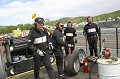 The crew prepares for action. 