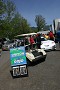 The ORISON Planet Earth Motorsports fancard stand. 