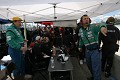 The team watches as the Shanamans head for a top five finish. 