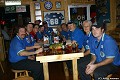 The team sits down for a nice dinner after a loooonnng day of testing. 